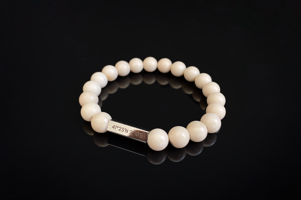 BARCELONA biały turkus