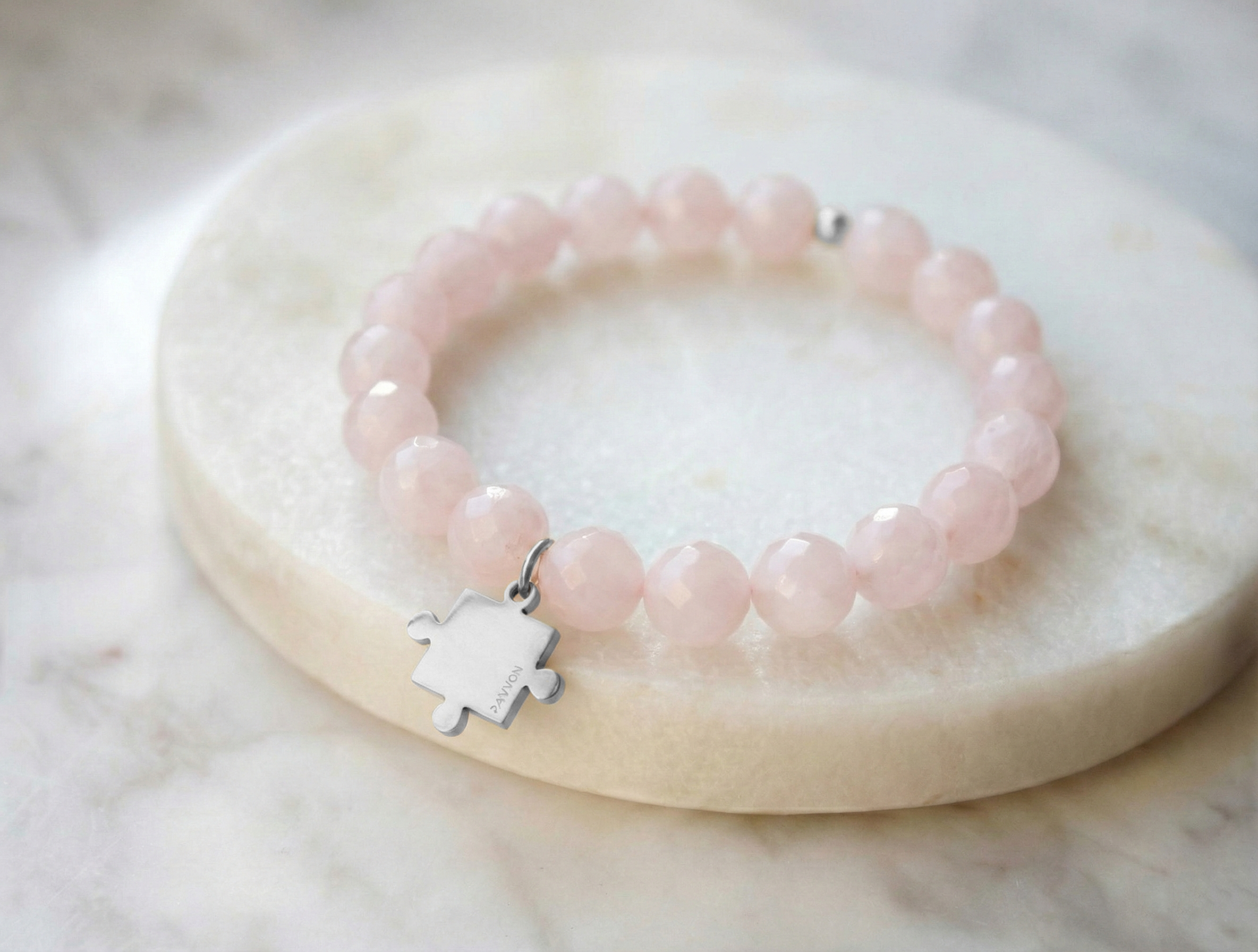 Bransoletka z puzzlem#2 fasetowana