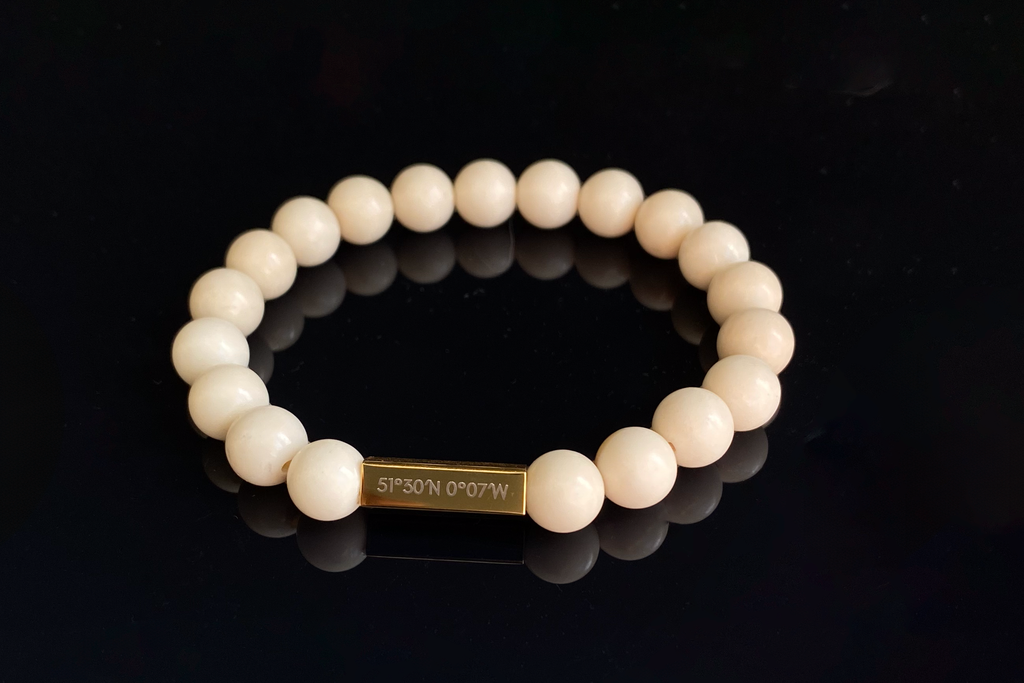 LONDYN biały turkus